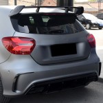 Πρόσθετα τριμ οπίσθιου προφυλακτήρα AMG look Edition 1 για Mercedes-Benz Α-Class (W176) Πρόσθετα τριμ οπίσθιου προφυλακτήρα AMG look Edition 1 για Mercedes-Benz Α-Class (W176)